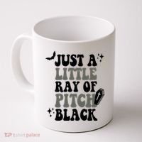 Just A Little Ray Of Pitch Black Halloween Coffee Mug thumb 0