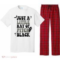 Just A Little Ray Of Pitch Black Halloween Pajama Set thumb 0