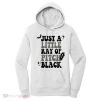 Just A Little Ray Of Pitch Black Halloween Women's Hoodie thumb 0