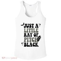 Just A Little Ray Of Pitch Black Halloween Ladies PosiCharge Competitor Racerback Tank thumb 0