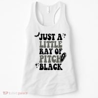 Just A Little Ray Of Pitch Black Halloween Women's Tank Top thumb 0
