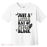 Just A Little Ray Of Pitch Black Halloween Toddler T-Shirt thumb 0