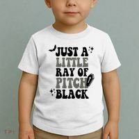 Just A Little Ray Of Pitch Black Halloween Toddler T-Shirt thumb 2