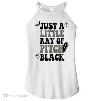 Just A Little Ray Of Pitch Black Halloween Women's Perfect Tri Rocker Tank thumb 0