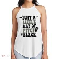 Just A Little Ray Of Pitch Black Halloween Women's Perfect Tri Rocker Tank thumb 2
