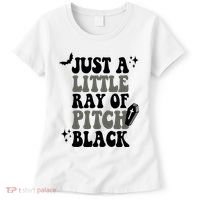 Just A Little Ray Of Pitch Black Halloween Women's T-Shirt thumb 0