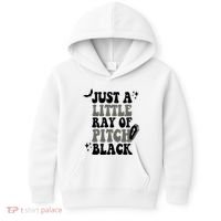 Just A Little Ray Of Pitch Black Halloween Kids Hoodie thumb 0
