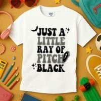 Just A Little Ray Of Pitch Black Halloween Kids T-Shirt thumb 3