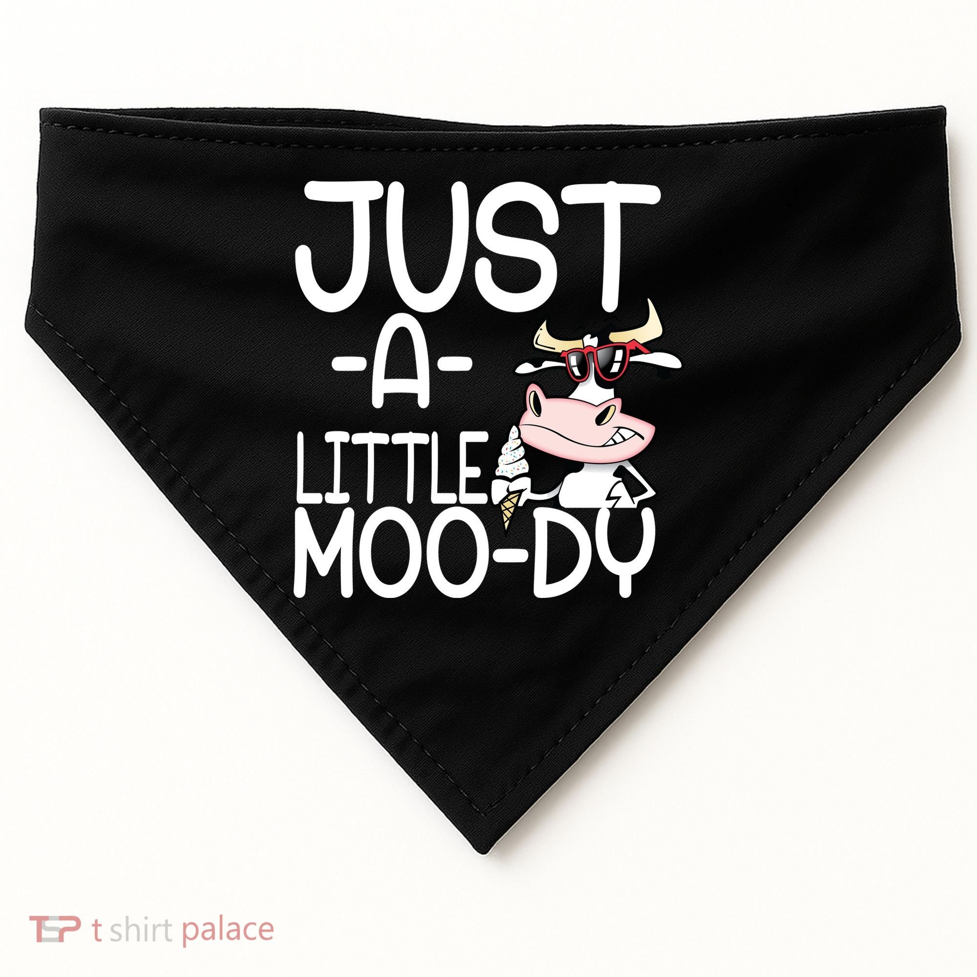 Just A Little Moody USA-Made Doggie Bandana