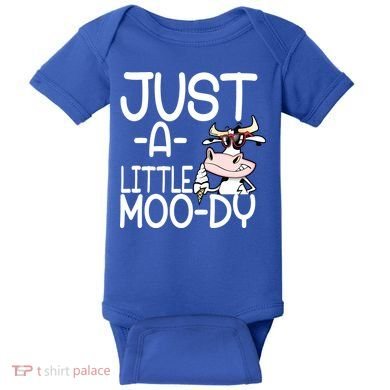 Just A Little Moody Baby Bodysuit