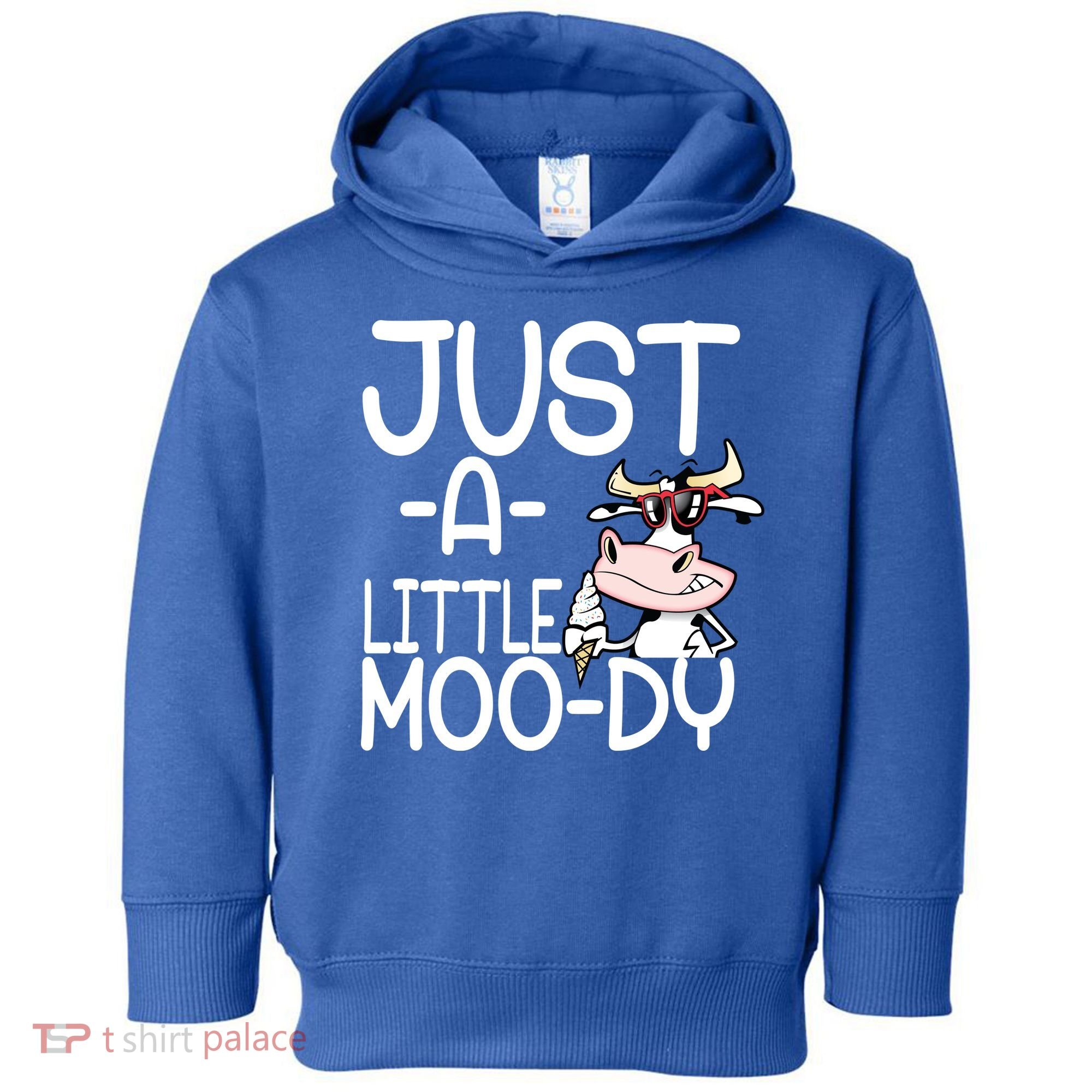 Just A Little Moody Toddler Hoodie