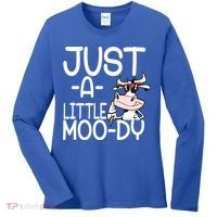 Just A Little Moody Women's Long Sleeve Shirt thumb 0