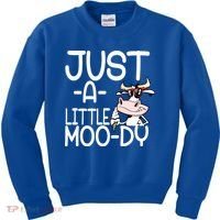 Just A Little Moody Kids Sweatshirt thumb 0