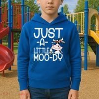 Just A Little Moody Kids Hoodie thumb 2