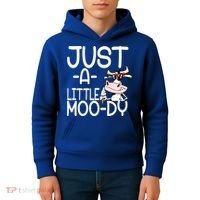 Just A Little Moody Kids Hoodie thumb 4