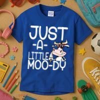 Just A Little Moody Kids T-Shirt thumb 3
