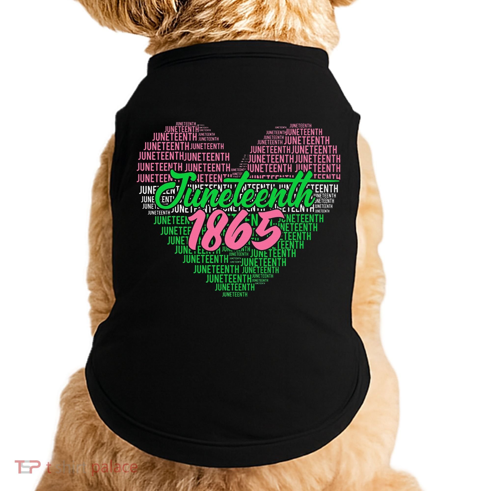 Juneteenth aka love heart Doggie Tank