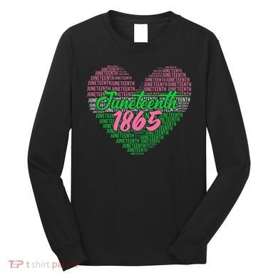 Juneteenth aka love heart Long Sleeve Shirt