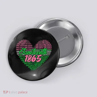 Juneteenth aka love heart Button