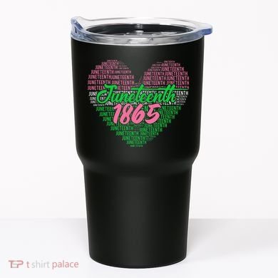 Juneteenth aka love heart Tumbler
