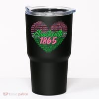 Juneteenth aka love heart Tumbler thumb 0