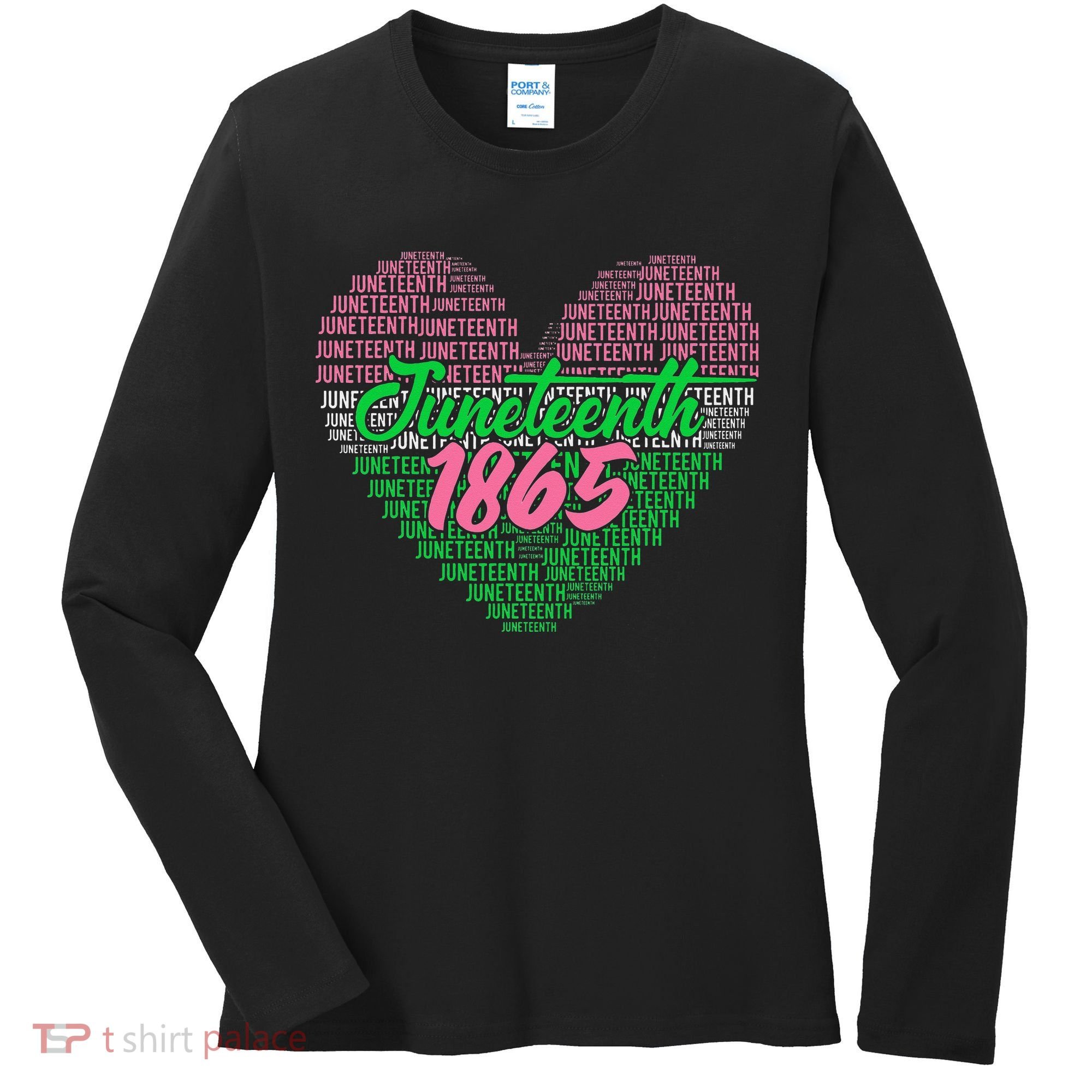 Juneteenth aka love heart Women's Long Sleeve Shirt