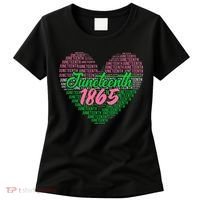 Juneteenth aka love heart Women's T-Shirt thumb 0