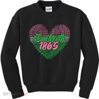 Juneteenth aka love heart Kids Sweatshirt thumb 0