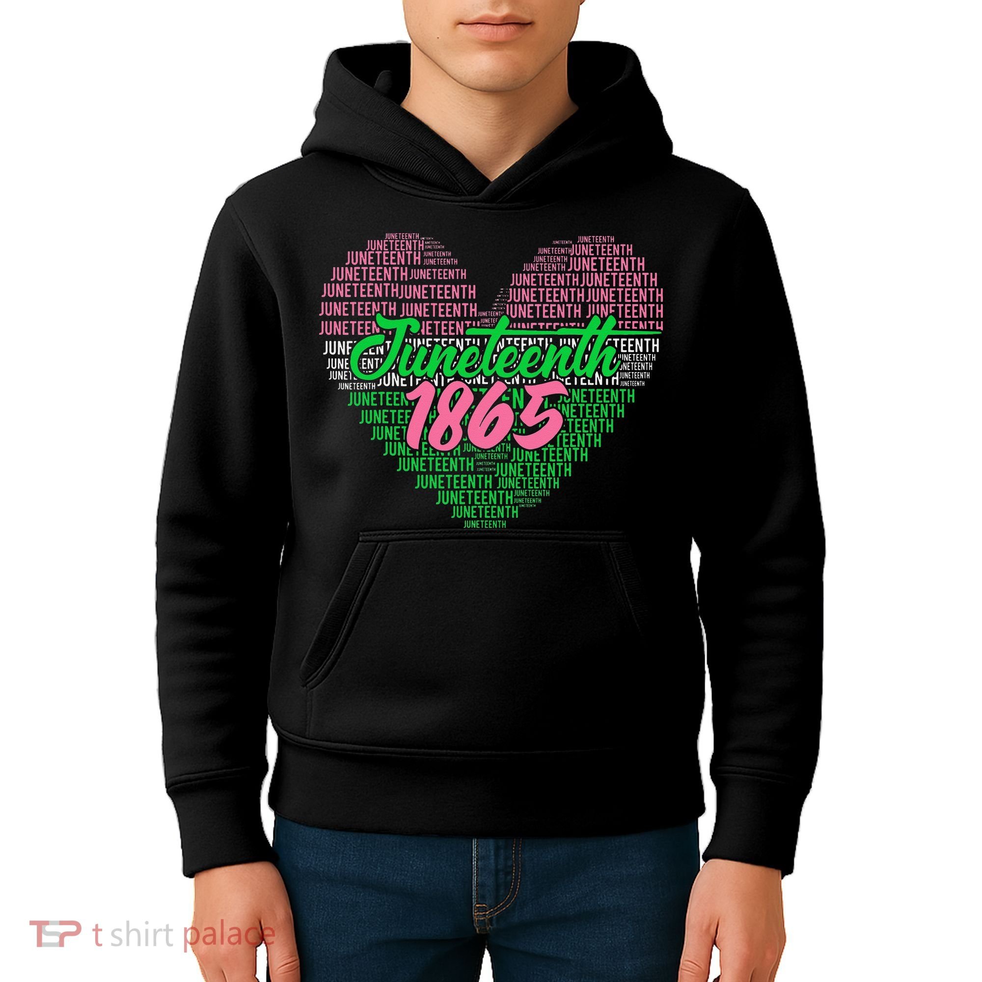 Juneteenth aka love heart Kids Hoodie