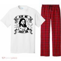 Jesus Ask Me About Him Pajama Set thumb 0