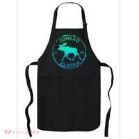 Juneau Alaska Moose Gradient Distressed Souvenir Apron thumb 0