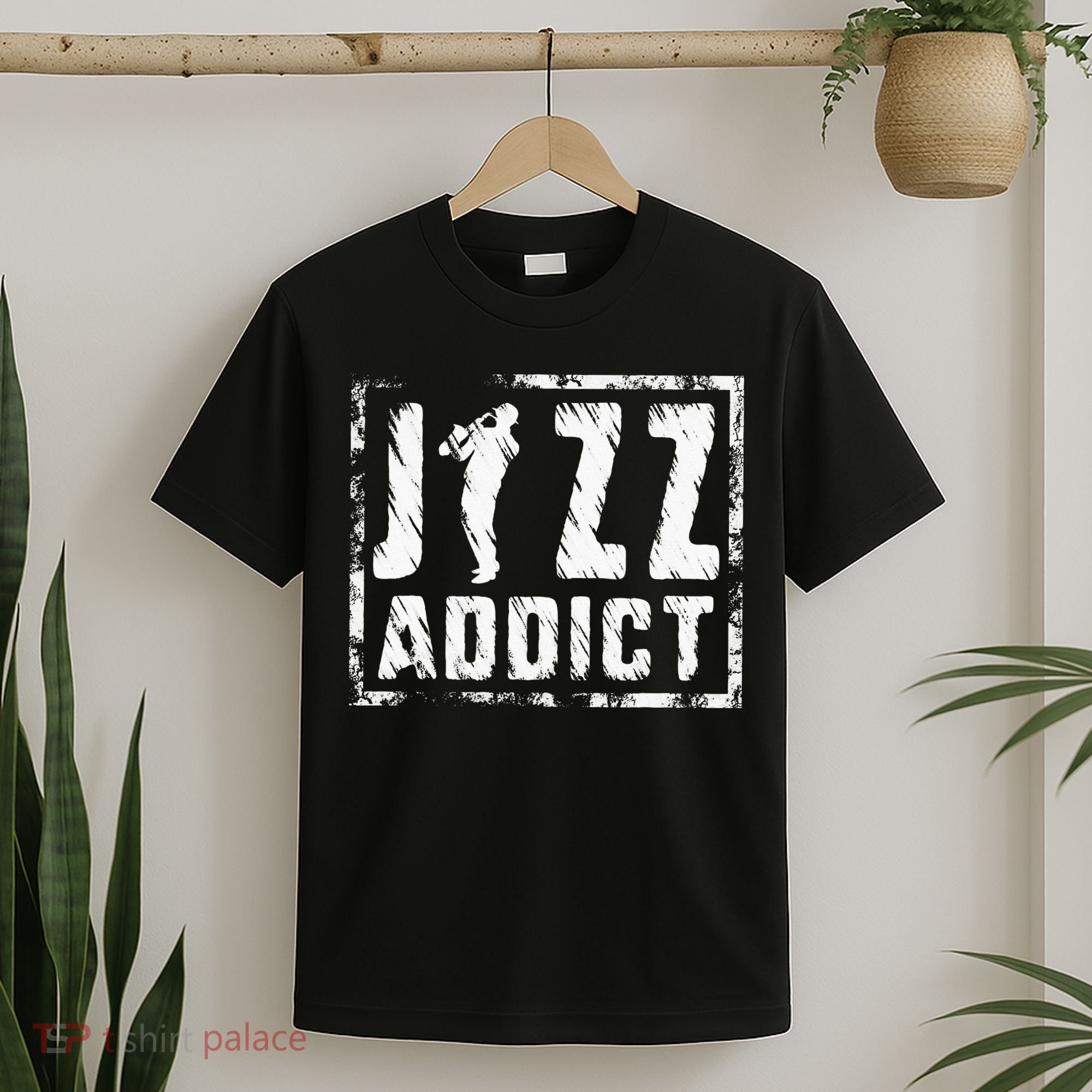 Jazz Addict Musician Music Trumpet Trombone Guitar Player T-Shirt