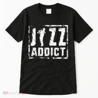 Jazz Addict Musician Music Trumpet Trombone Guitar Player Tall T-Shirt thumb 0