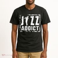 Jazz Addict Musician Music Trumpet Trombone Guitar Player Tall T-Shirt thumb 2
