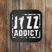 Jazz Addict Musician Music Trumpet Trombone Guitar Player Coaster thumb 0