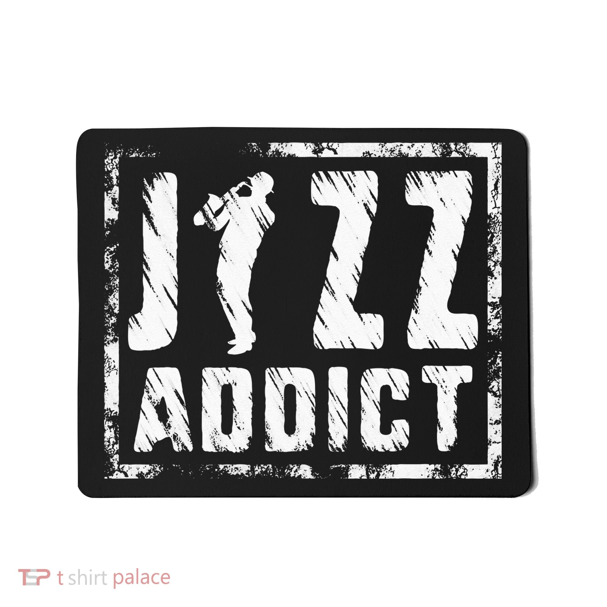 Jazz Addict Musician Music Trumpet Trombone Guitar Player Mousepad