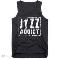 Jazz Addict Musician Music Trumpet Trombone Guitar Player Tank Top thumb 0
