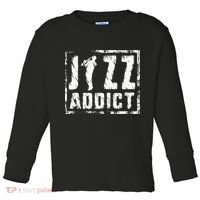 Jazz Addict Musician Music Trumpet Trombone Guitar Player Toddler Long Sleeve Shirt thumb 0