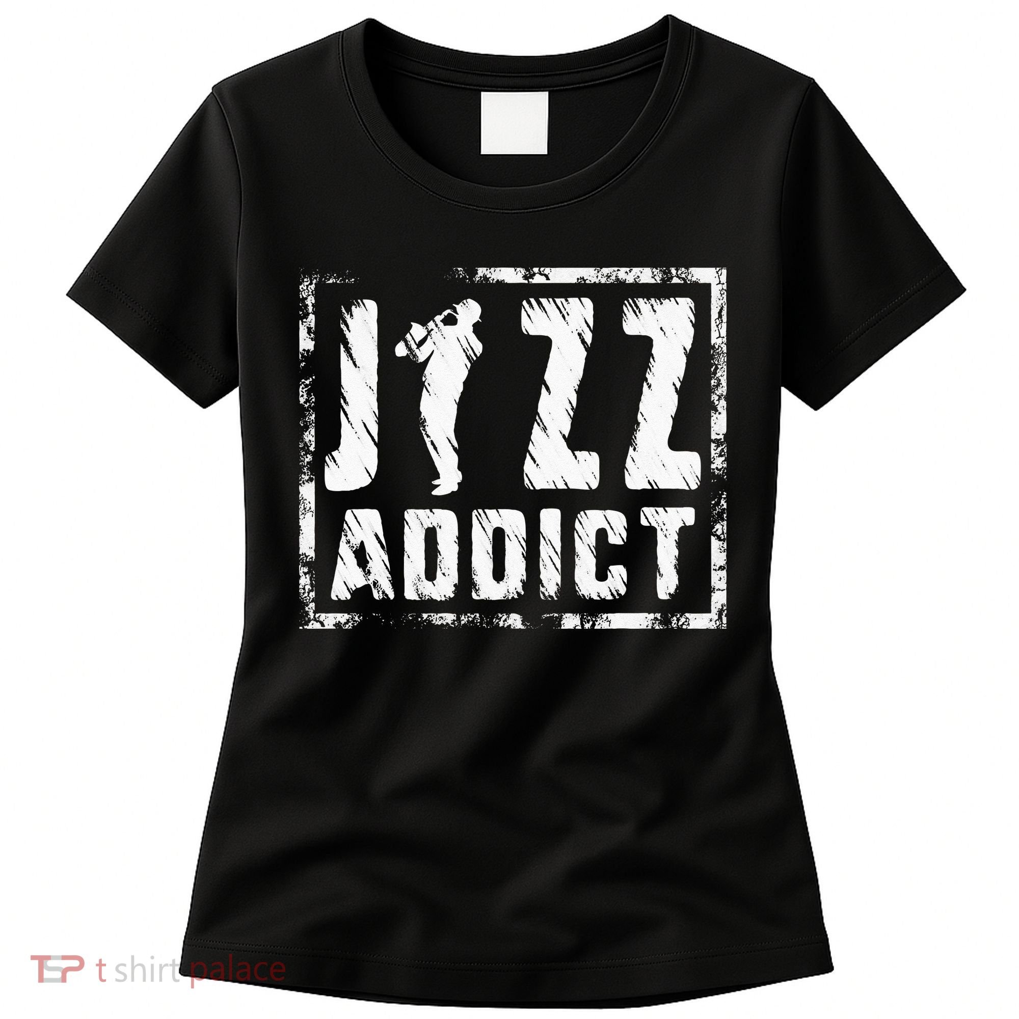 Jazz Addict Musician Music Trumpet Trombone Guitar Player Women's T-Shirt