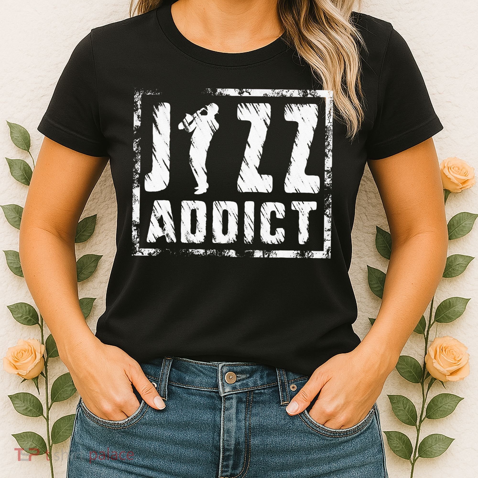 Jazz Addict Musician Music Trumpet Trombone Guitar Player Women's T-Shirt