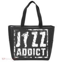 Jazz Addict Musician Music Trumpet Trombone Guitar Player Tote Bag thumb 0