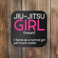 Jiu-Jitsu  Asian Mixed Martial Arts Sport MMA Coaster thumb 0