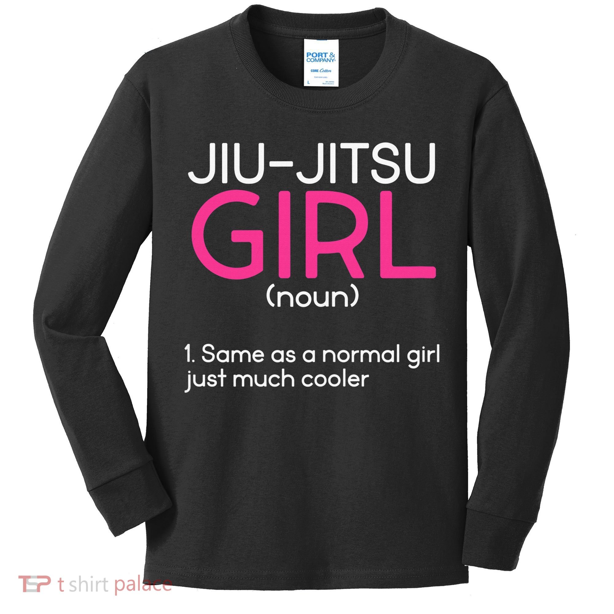 Jiu-Jitsu  Asian Mixed Martial Arts Sport MMA Kids Long Sleeve Shirt