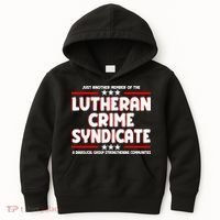 Just Another Member Of The Lutheran Crime Syndicate Kids Hoodie thumb 0