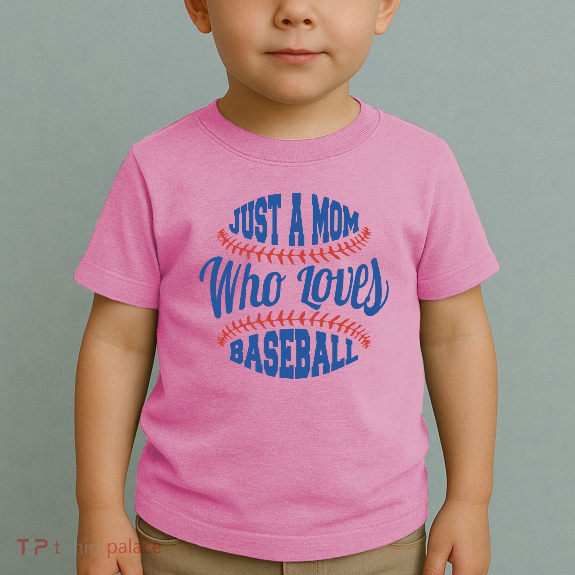 Just A Mom Who Loves Baseball Toddler T-Shirt