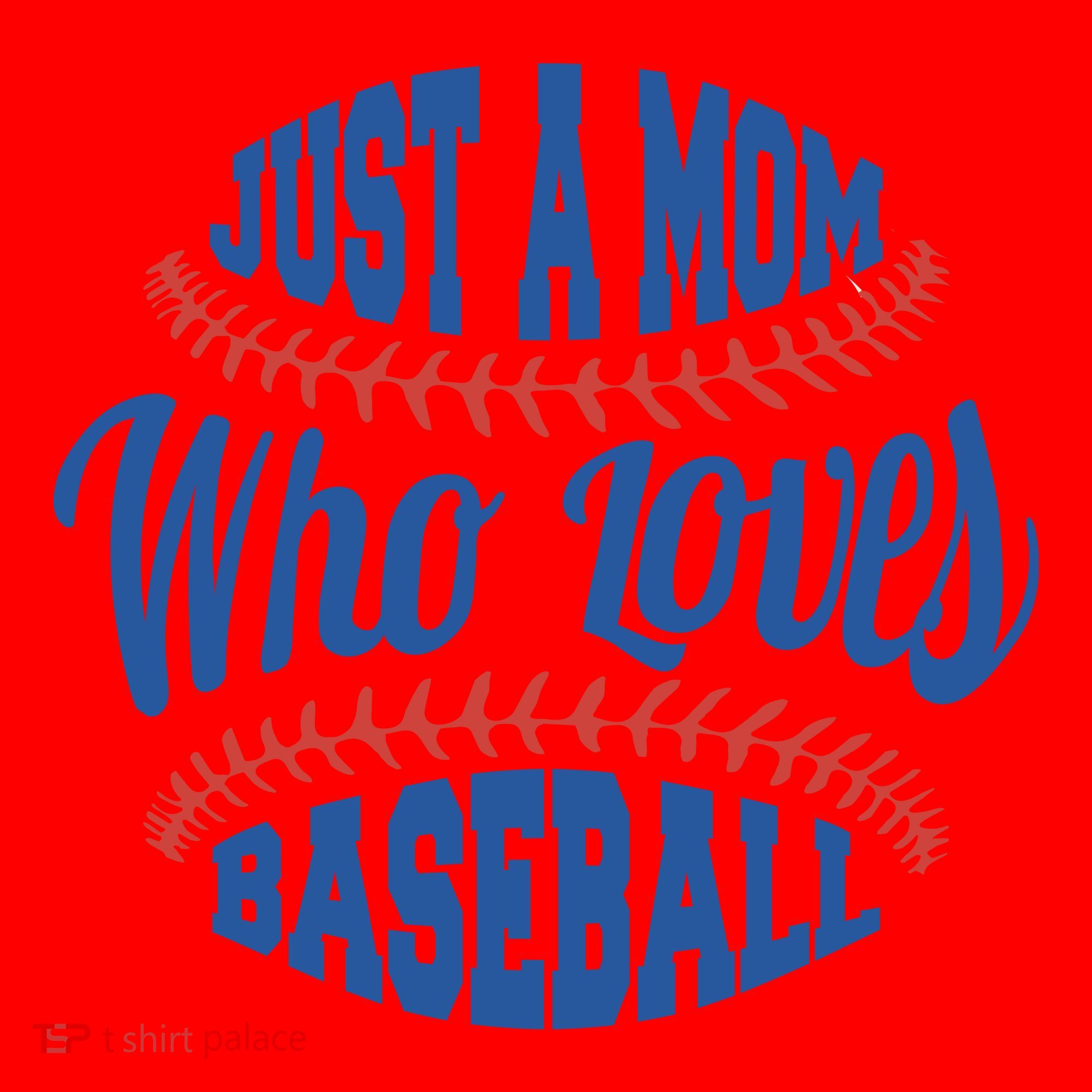 Just A Mom Who Loves Baseball Santa Hat