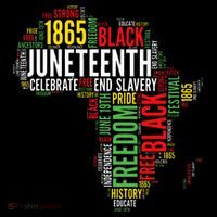 Juneteenth Africa Map Rd Art Black Pride Juneteenth Coaster thumb 2
