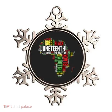 Juneteenth Africa Map Rd Art Black Pride Juneteenth Ornament