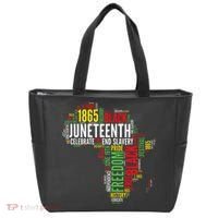 Juneteenth Africa Map Rd Art Black Pride Juneteenth Tote Bag thumb 0
