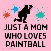 Just A Mom Who Loves Paintball Outfit Meaningful Gift Coaster thumb 2
